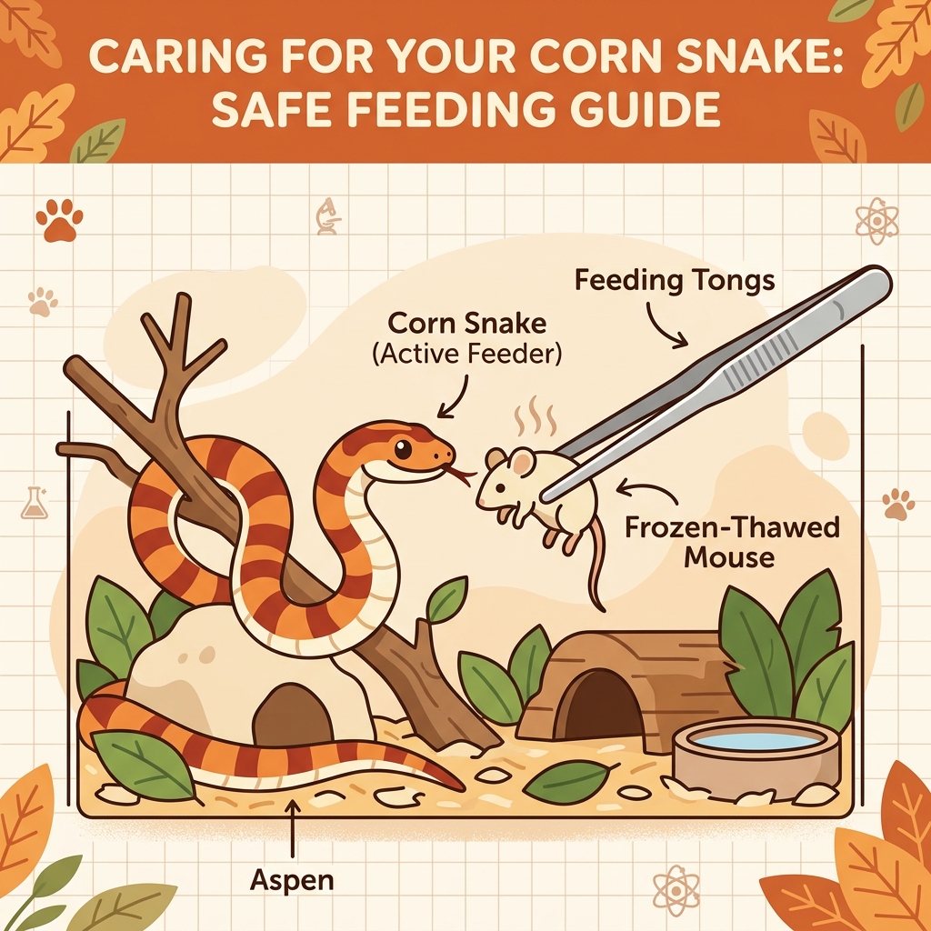 Corn Snake Feeding Guide: Prey Size, Schedule & Transitioning to Frozen
